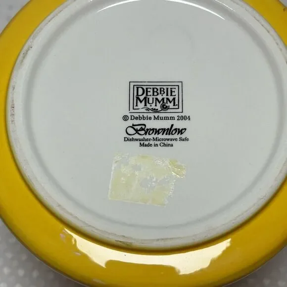 Debbie Mumm Brownlow Bumblebee Beehive Teapot Psalm 57:5 Vintage 2004 - Picture 8 of 8